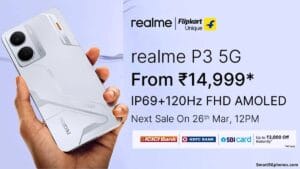 आज Realme P3 5G की धमाकेदार सेल! ₹2000 के डिस्काउंट पर मिलेगा, यह जबरदस्त स्पेक्स वाला स्मार्टफोन 8 realme p3 sale date offer price