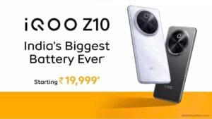 iQOO Z10 5G भारत में हुआ लॉन्च: 50MP कैमरा और 7300mAh बैटरी के साथ, जानें कीमत और शानदार फीचर्स 7 iQOO Z10 Launch, Price & Specifications India Amazon Sale